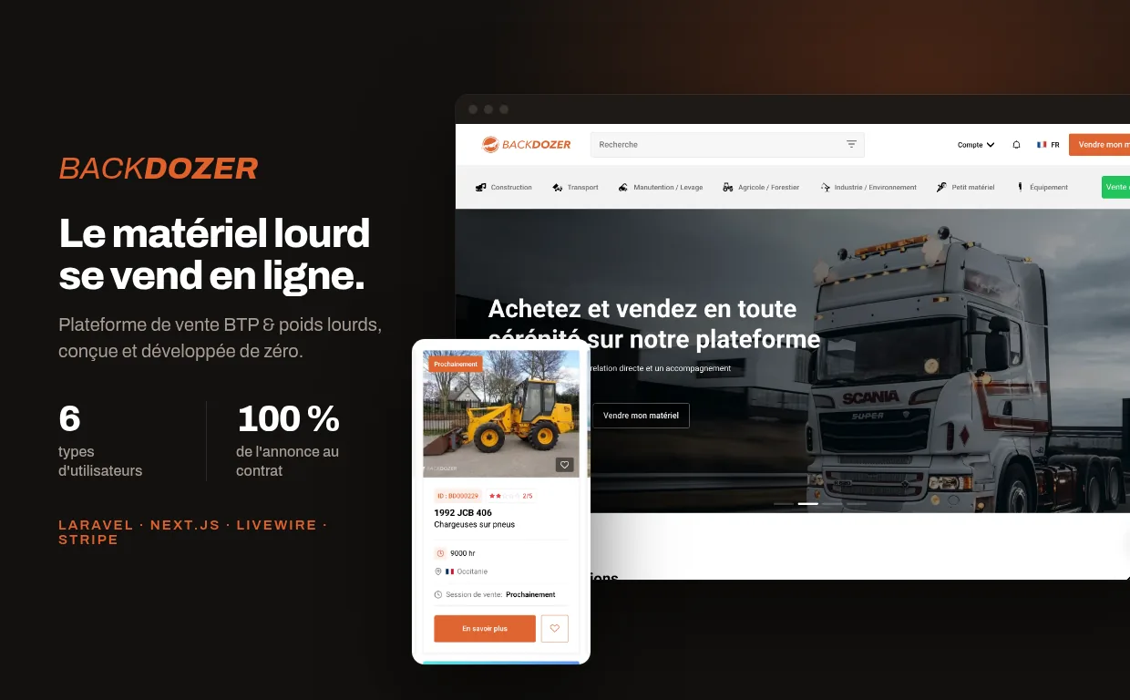 Backdozer — main screenshot