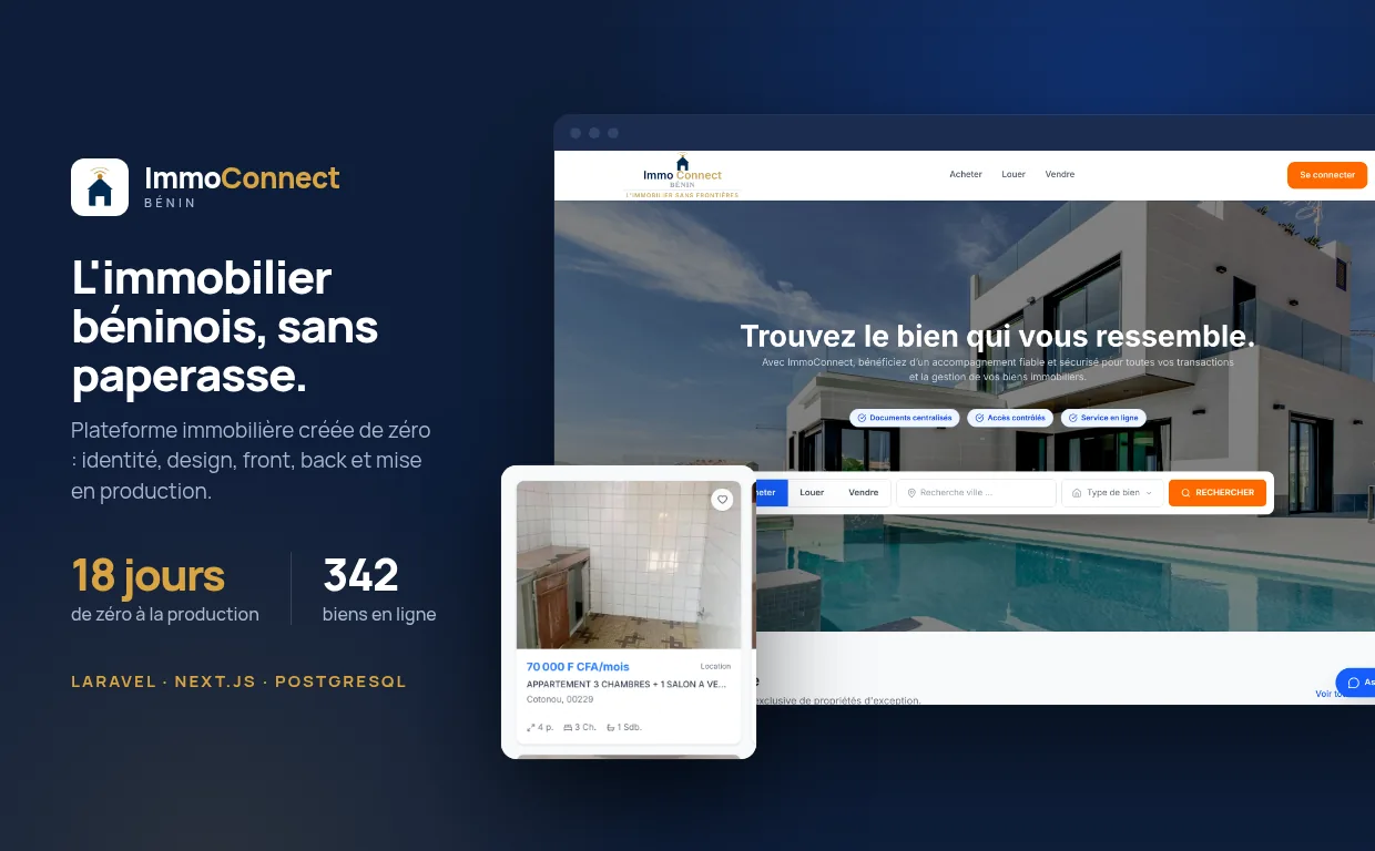 ImmoConnect — main screenshot