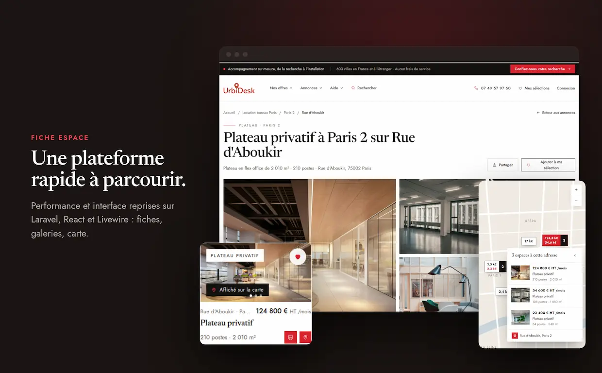 Urbidesk — detail